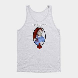 Evil nurse flu shot Tank Top